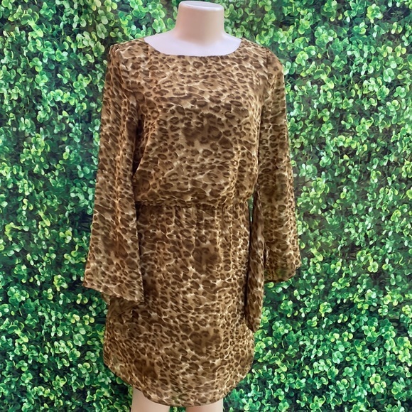 Walter Baker W118 Womens Brown Cheetah Animal Print Eva Dress Size Extra… - Picture 5 of 8